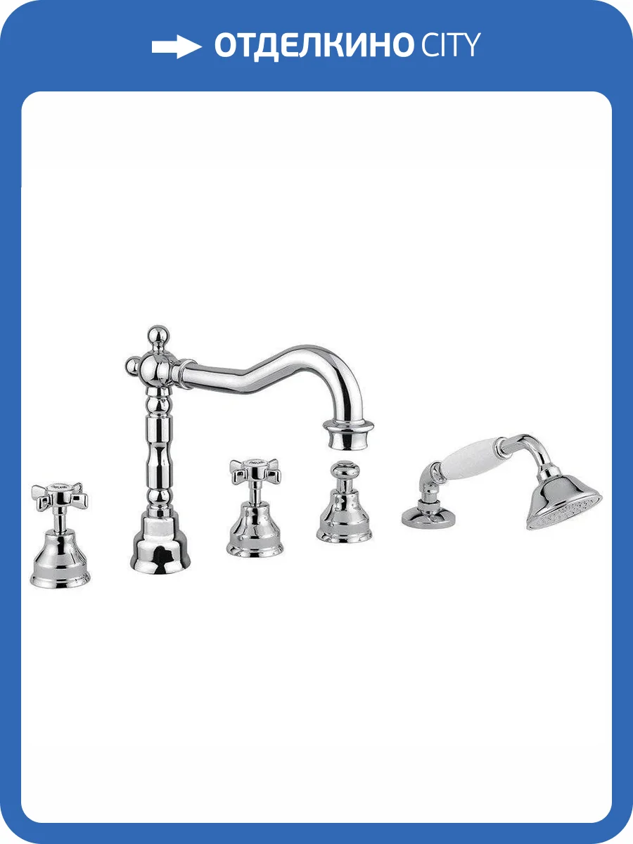 Смеситель на борт ванны Migliore Princeton 19357 хром фото 3