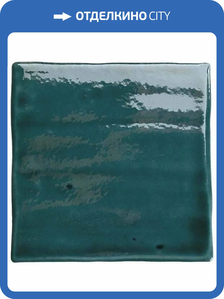 Керамогранит WOW Roots 128211 S Teal Gloss 11x11 фото 3