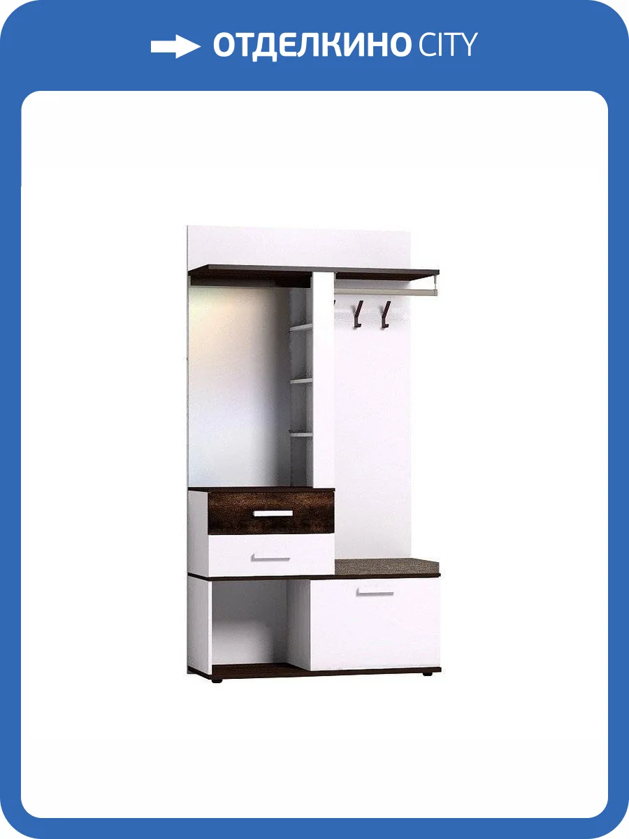 Шкаф МЦН ГЛАЗОВ МЕБЕЛЬ Норвуд 00-00015140 70 фото 2