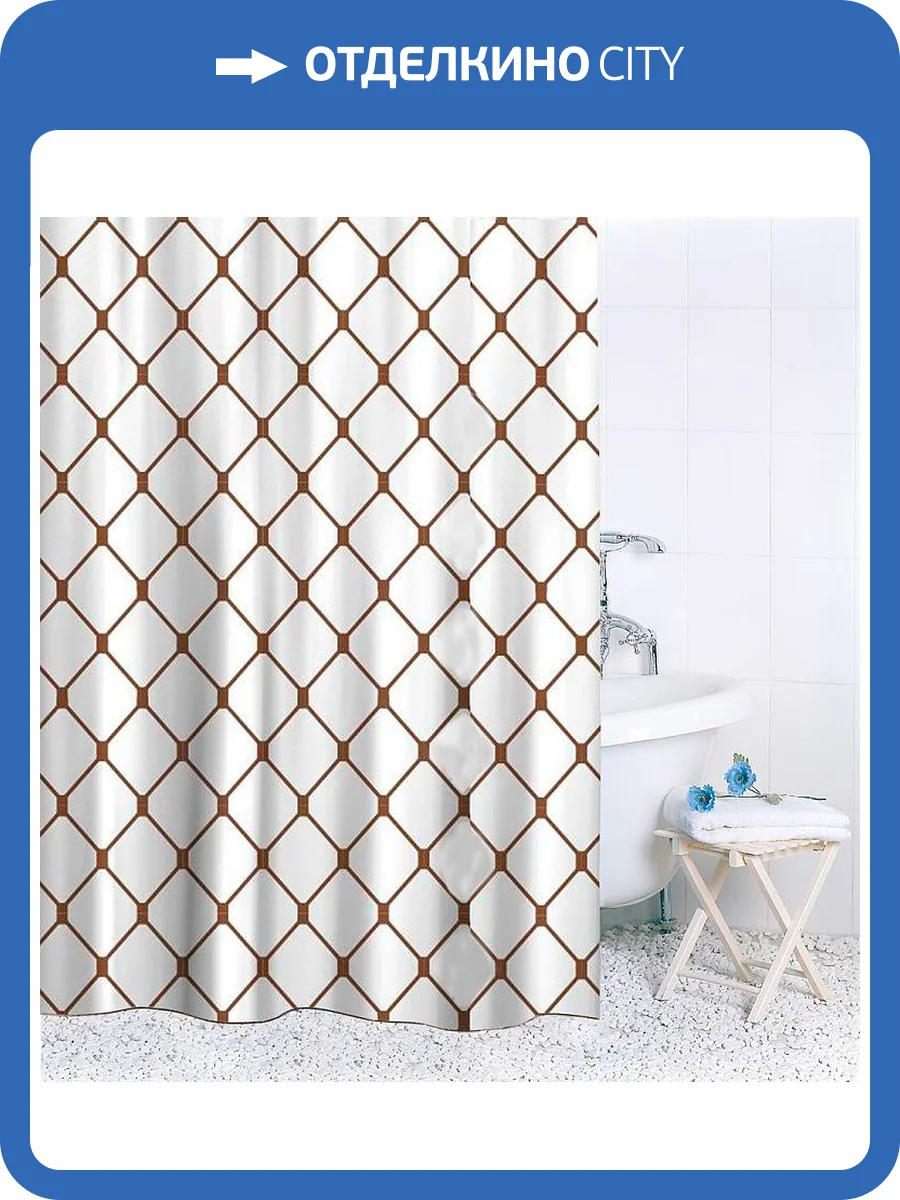 Шторка для ванной Bath Plus ch14107/1 белый фото 2