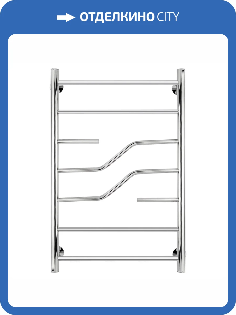 Полотенцесушитель электрический Secado Риволи 4603777457938 80x40, R, хром фото 2
