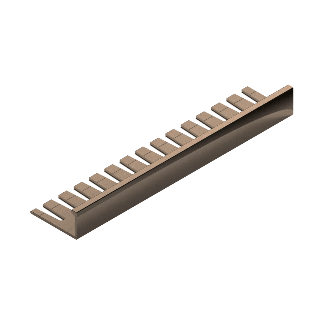 Профиль L-образный гибкий Neexy pv04-07 BBR бронза блестящая 270x0.8x2.15