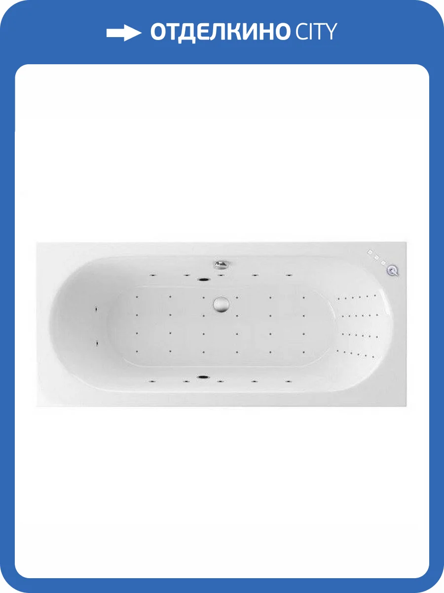 Акриловая ванна Excellent Oceana NANO WAEX.OCE18.NANO.CR 180x80 хром фото 10