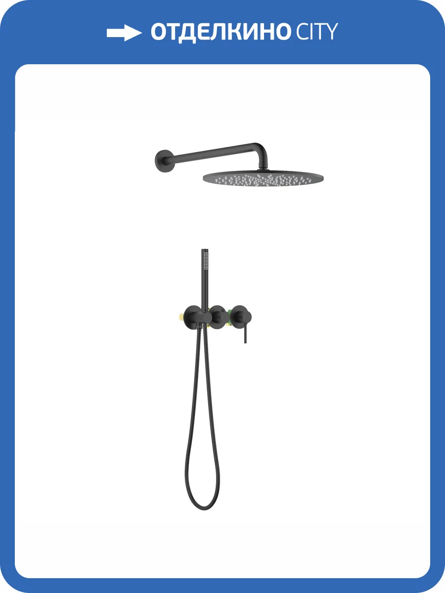Душевая система Timo Saona SX-2349/03SM черная матовая фото 6