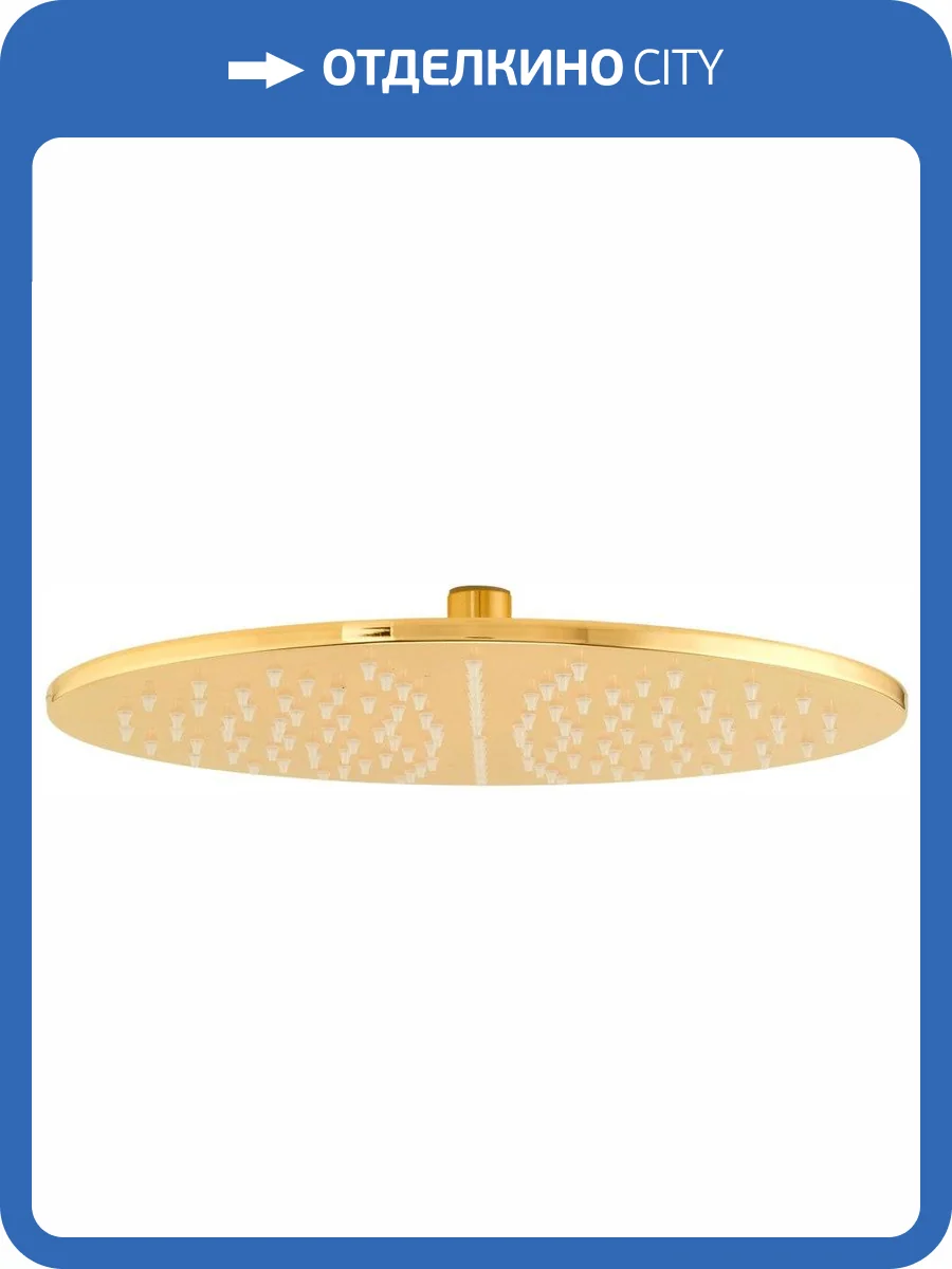 Верхний душ Migliore Latino 29669 антикальций, золотой фото 3
