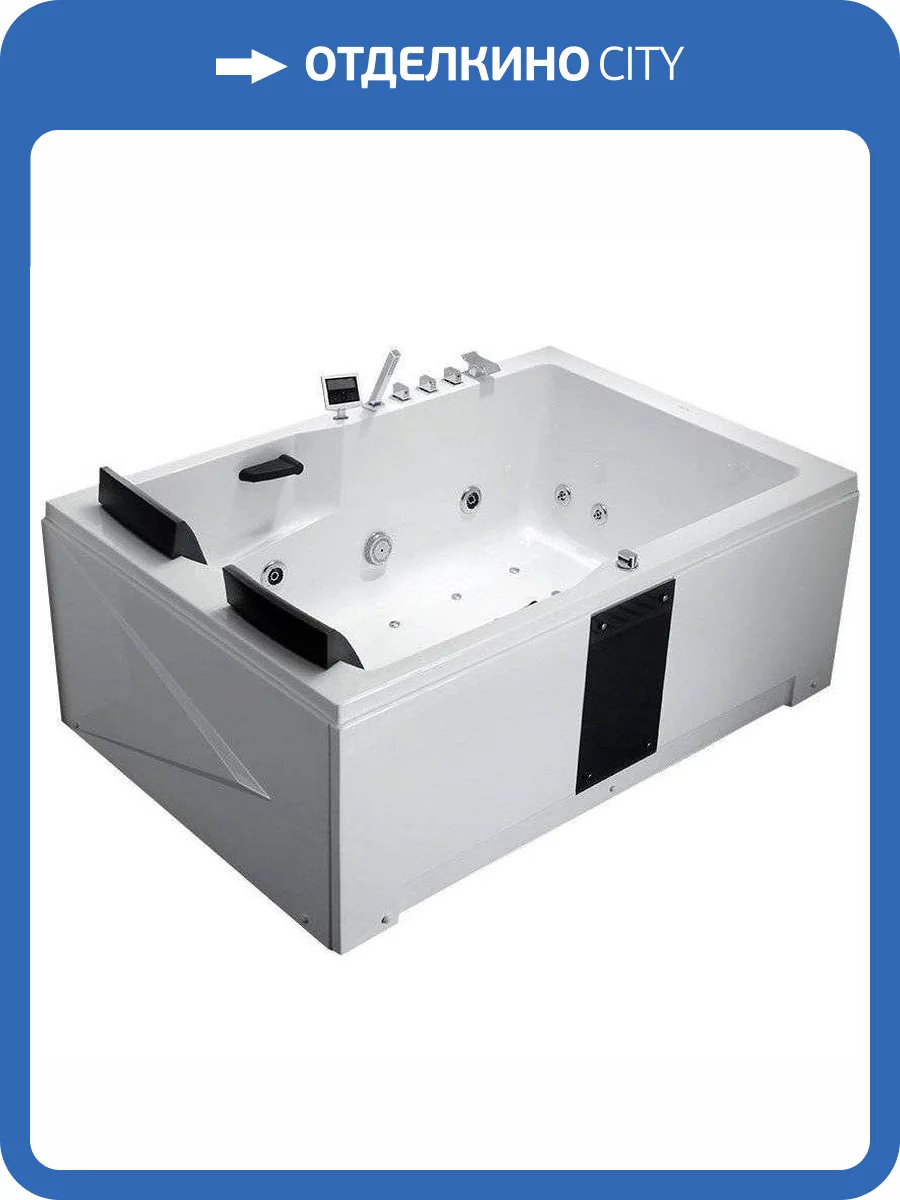 Акриловая ванна Gemy G9061 K R 180x120 правая фото 5