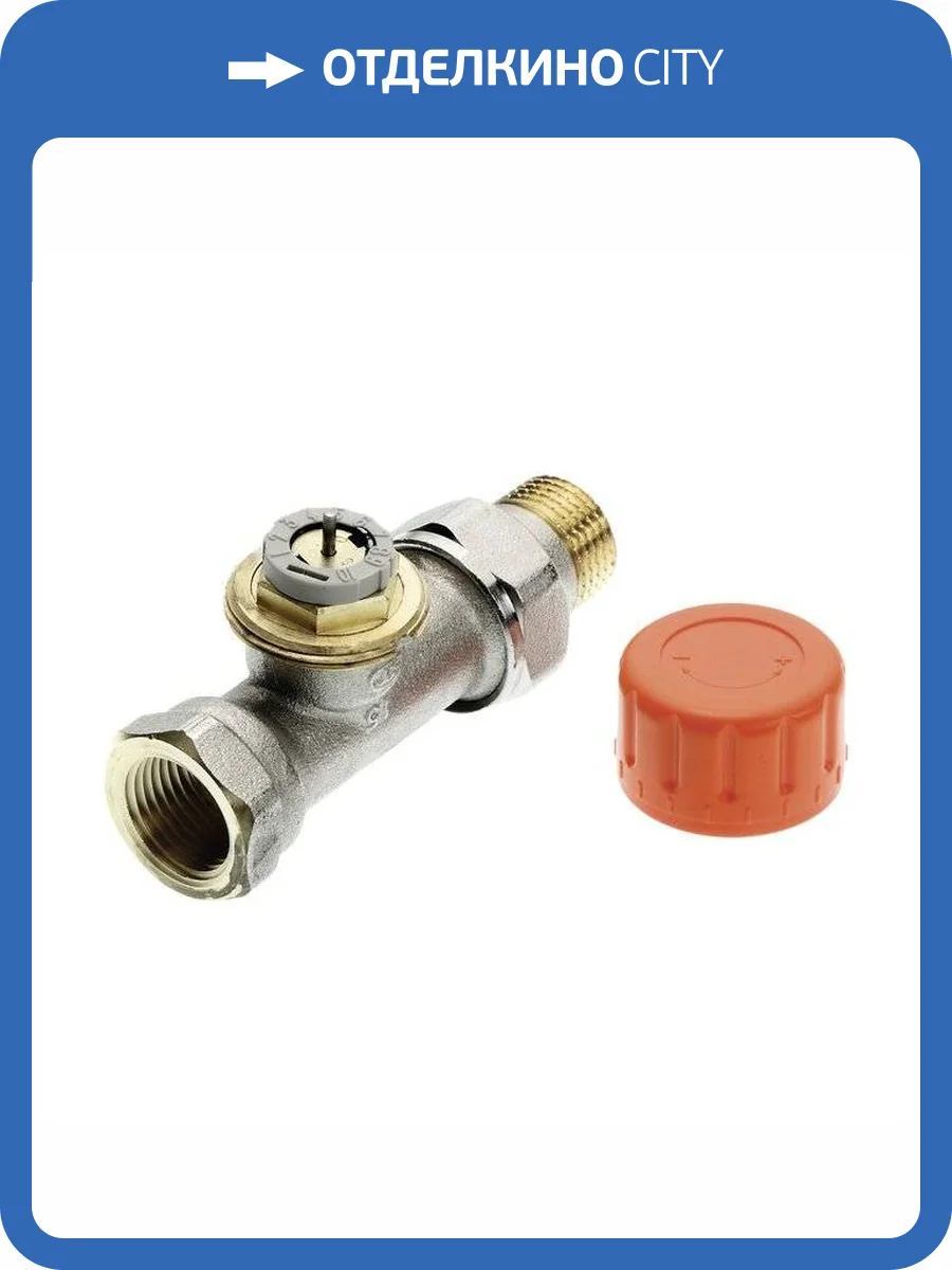 Термостатический вентиль TECE проходной с предварительной настройкой R 1/2 х Rp 1/2 фото 2