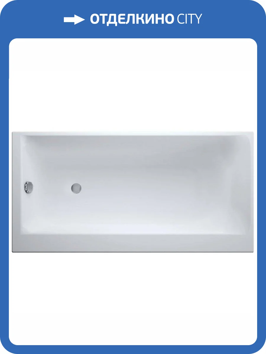 Акриловая ванна Cersanit Smart 170x80 правая фото 15