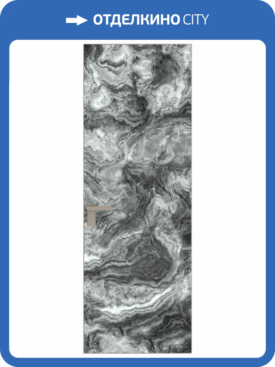 Межкомнатная дверь Profil Doors 1 AGK цвет профиля Никель матовый, стекло безопасное 4 мм атриум серебро 700x2000 фото 2