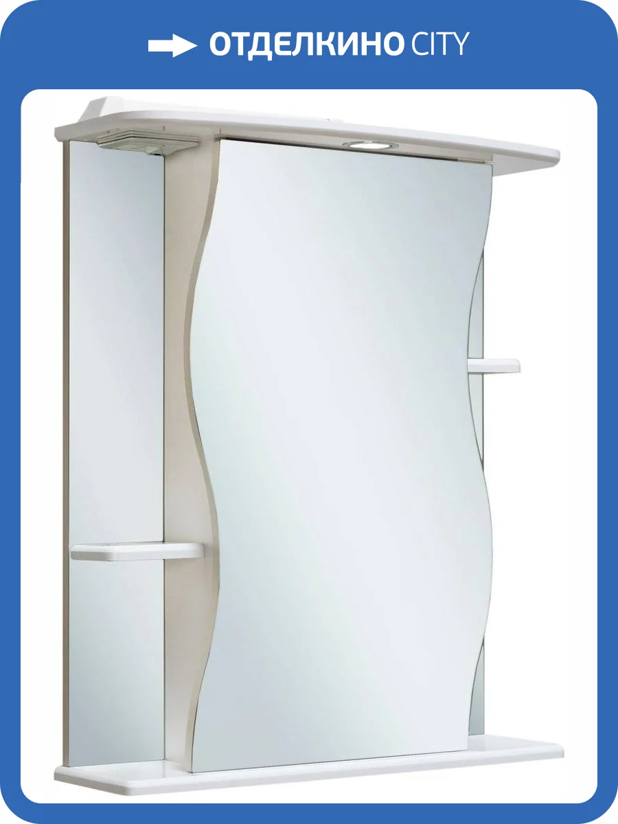 Зеркало-шкаф Runo Лилия 55 фото 4