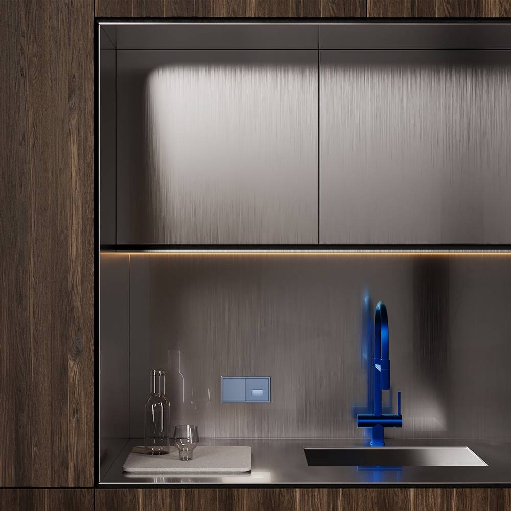 Лицевая панель для подсветки с датчиком Voltum S70 VLS002415 деним фото 6