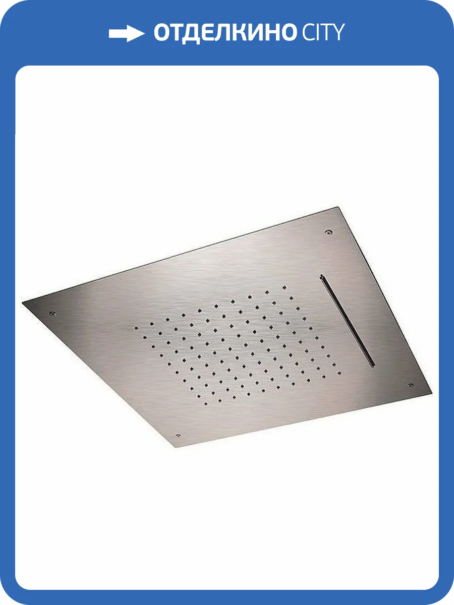 Верхний душ Remer X-Style Inox SS357SFS50C нержавеющая сталь фото 3