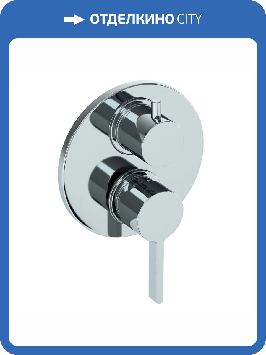 Смеситель для ванны Paini Brera 74CR6911 встраиваемый, хром фото 4