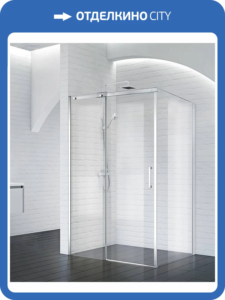 Душевой уголок BelBagno Acqua AH-1-100/90-C-Cr фото 4