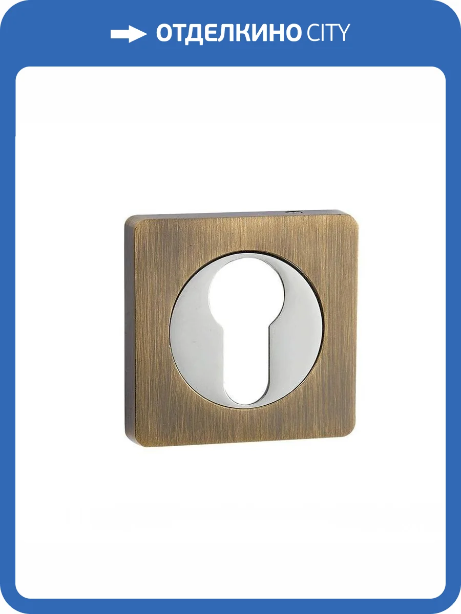 Накладка на цилиндр Vantage, ET02Q бронза фото 2