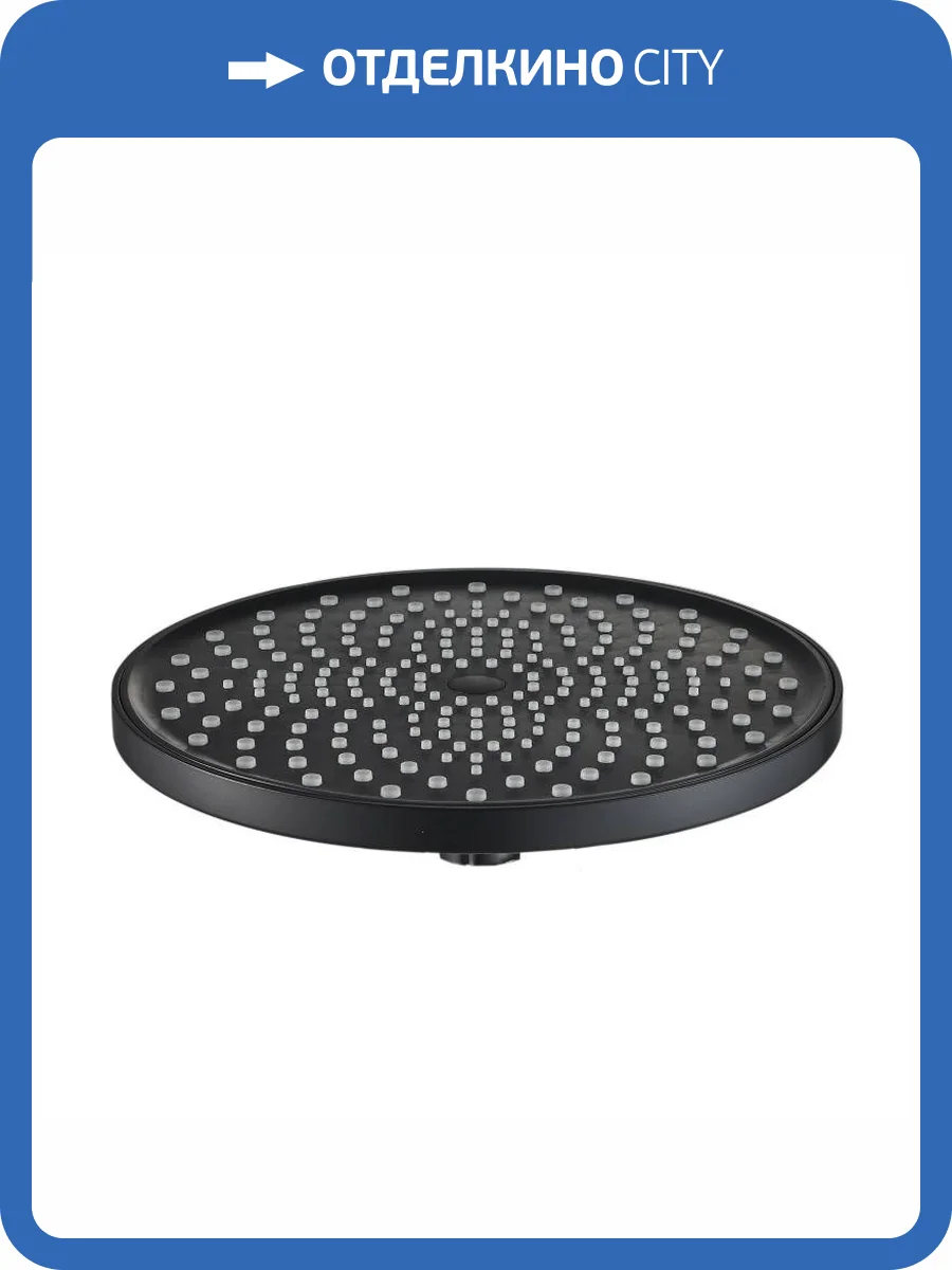 Верхний душ Haiba HB009 черный фото 4