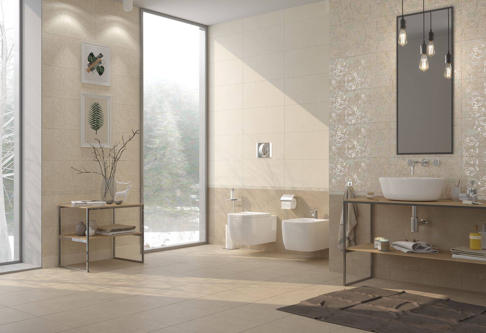 Golden Tile Swedish Wallpapers