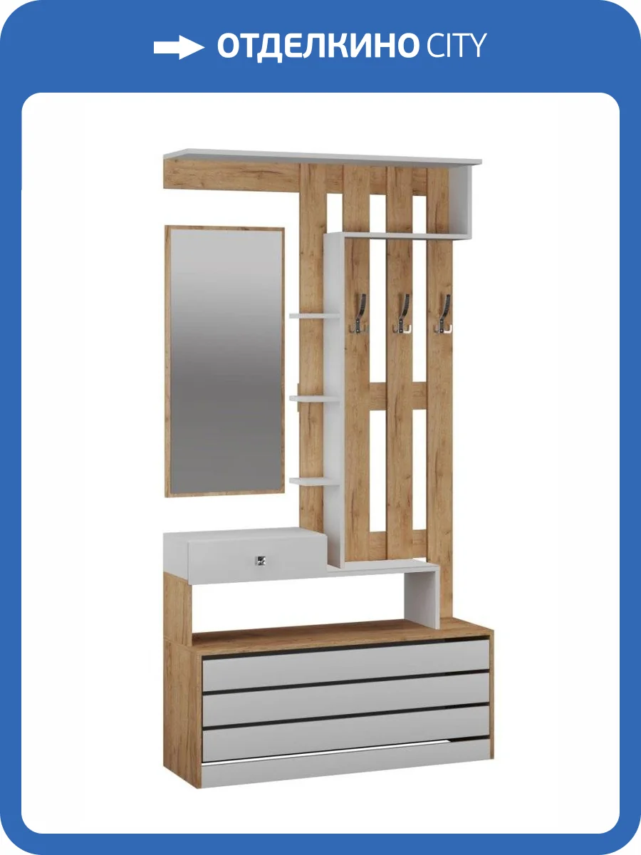 Центральная секция ТЭКС Ямайка 00-00028740 ЯПЦС-1 дуб крафт/белый фото 2