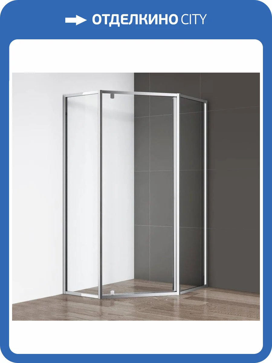 Душевой уголок Cezares Eco O P 1 100 C Cr фото 4