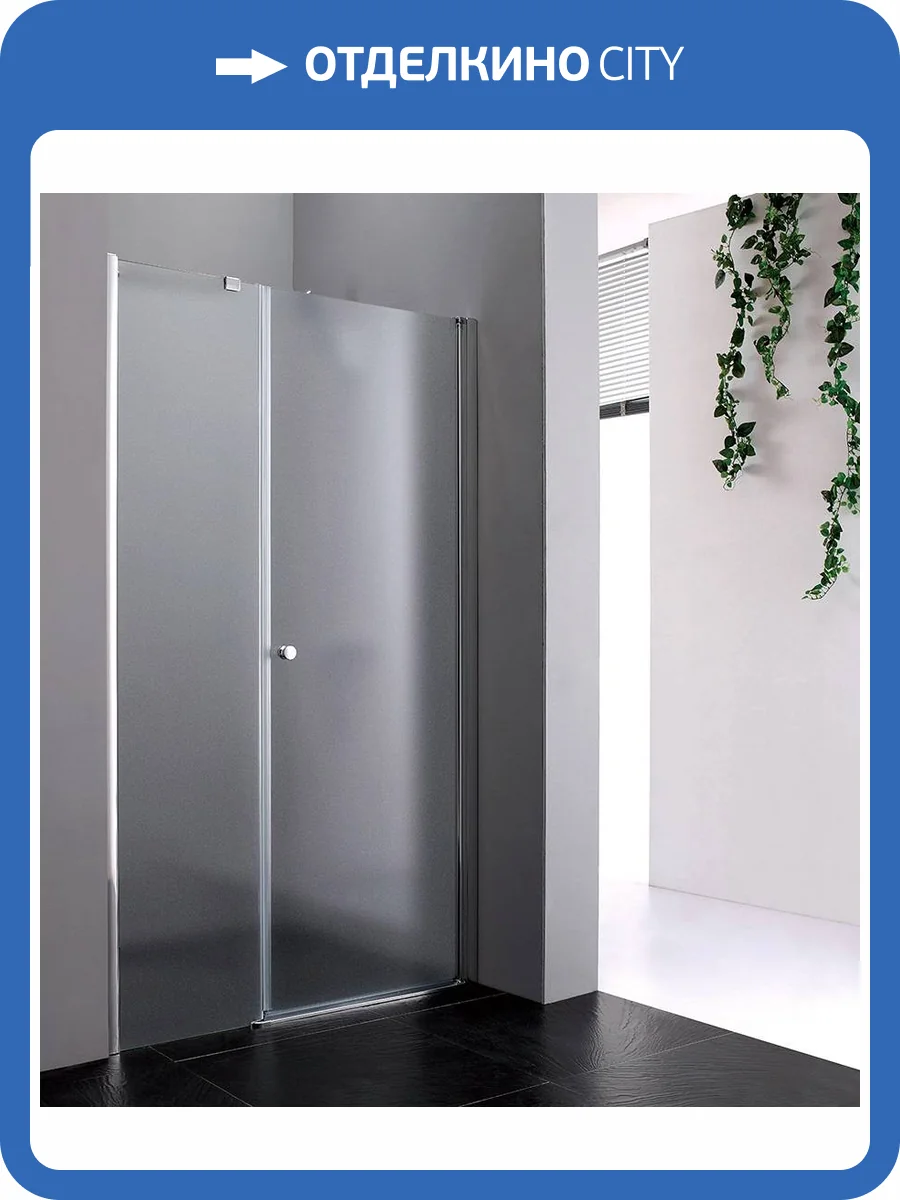 Душевая дверь в нишу Cezares ELENA-W-B-11-60+60-P-Cr-R профиль хром, стекло матовое, 120x195 фото 6