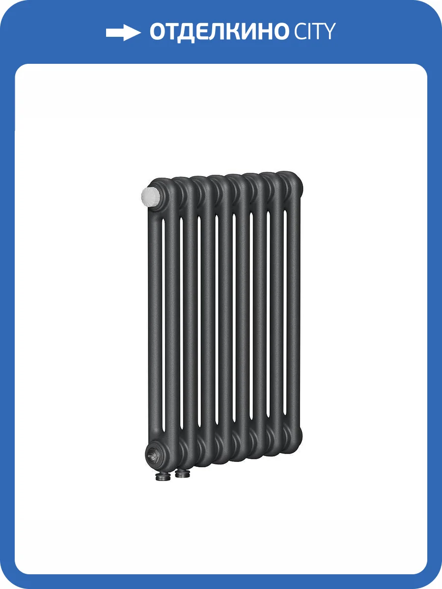 Стальной трубчатый радиатор отопления Rifar TUBOG TUB 2180-06-DV1-TI (Титан) фото 3