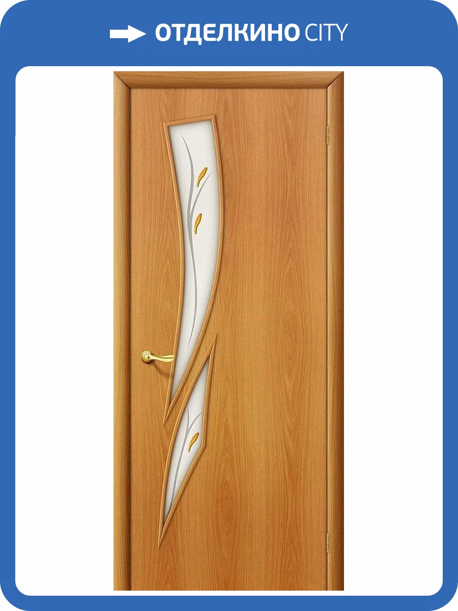 Межкомнатная дверь Bravo 010-0556 8Ф Л-12 МиланОрех 2000x800 фото 2