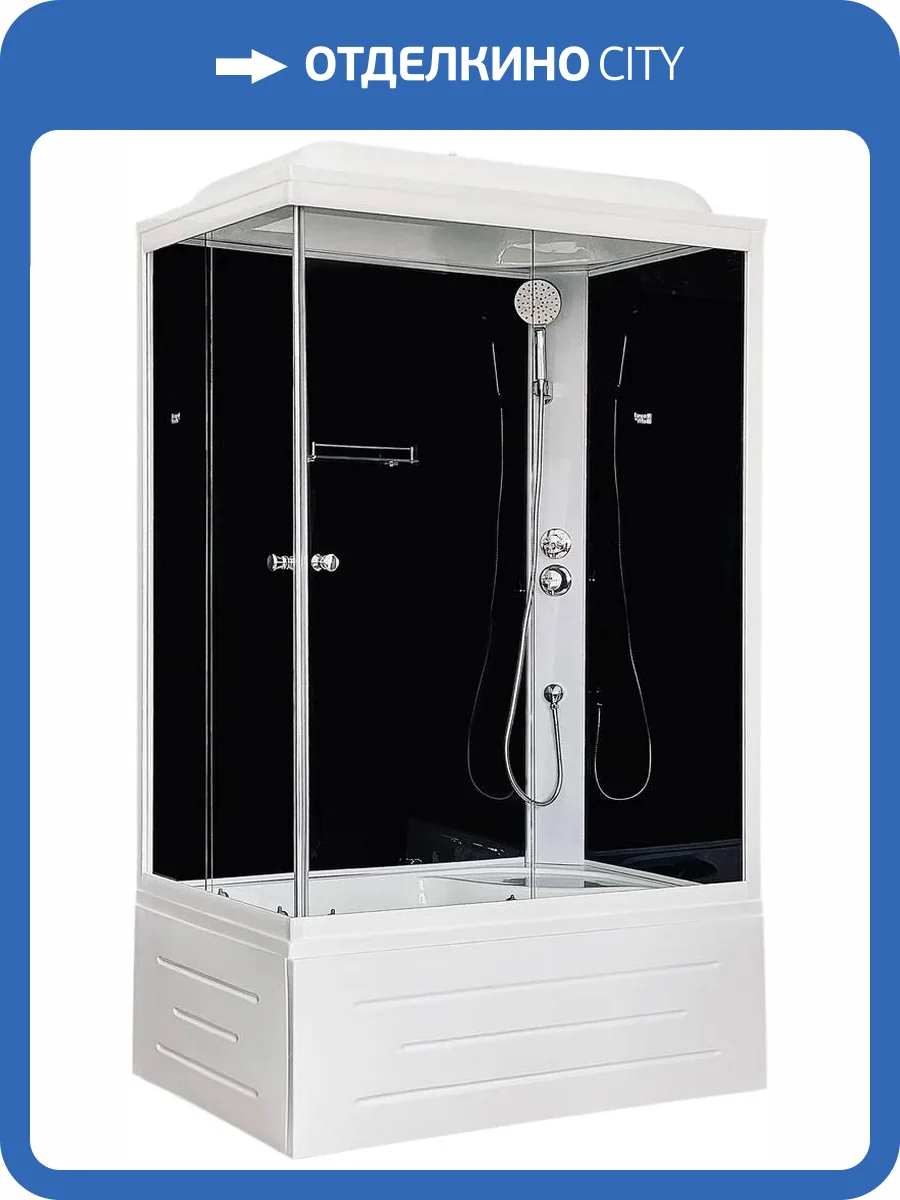 Душевая кабина Royal Bath BP RB8120BP5-BT-R с высоким поддоном, с сиденьем фото 5