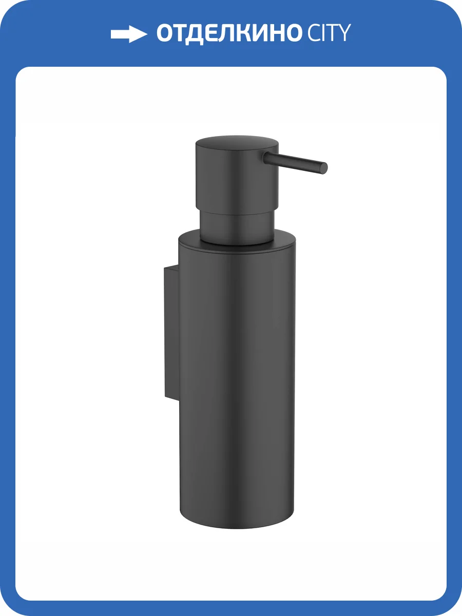 Дозатор Timo Saona 13339/03 черный матовый фото 3