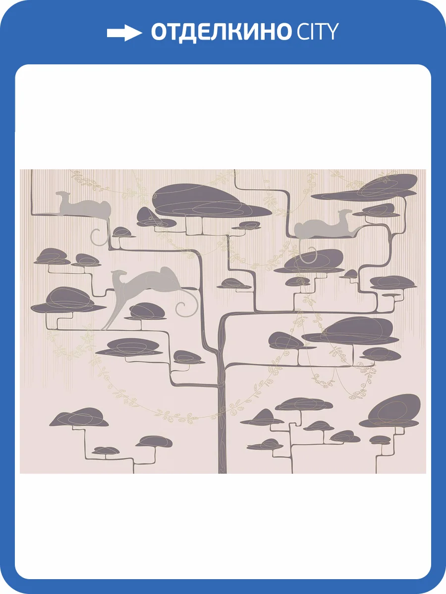 Фреска La Stanza Tesoro 01320-GL ардженто (размер на заказ) фото 2