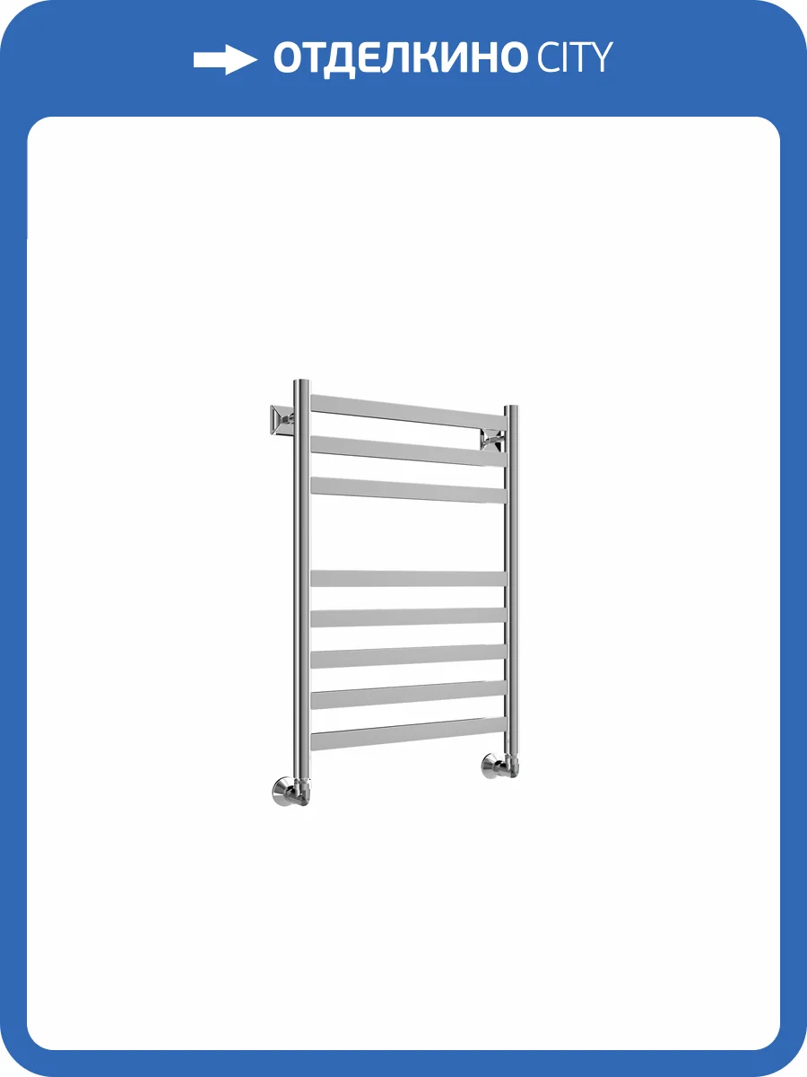 Полотенцесушитель водяной Ника Modern ЛМ-4 80/50, хром фото 2