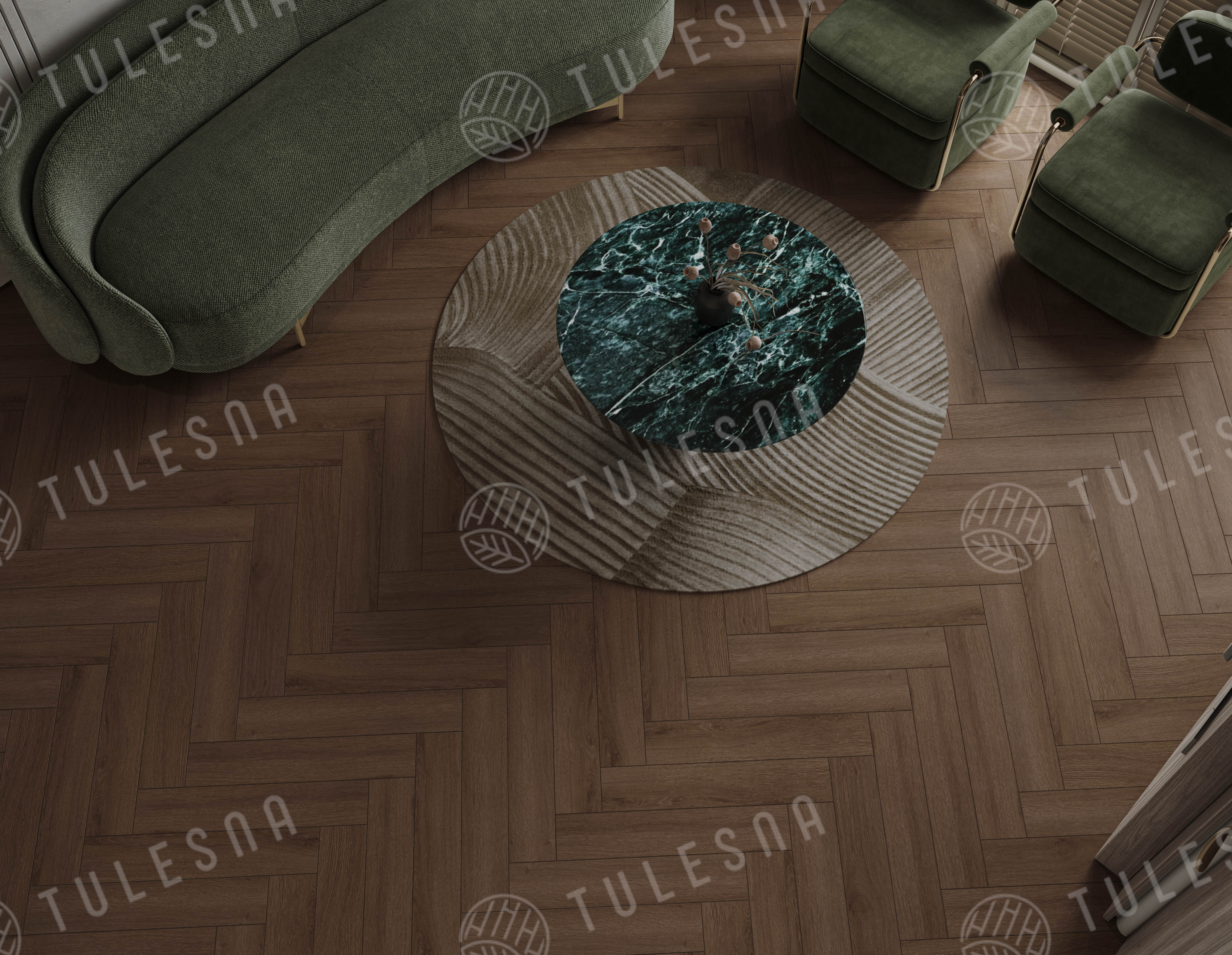 Ламинат Tulesna Селена Паркет (Selene Parquet) 12/34 4V LF504-29 Дарьен 121x605 фото 2