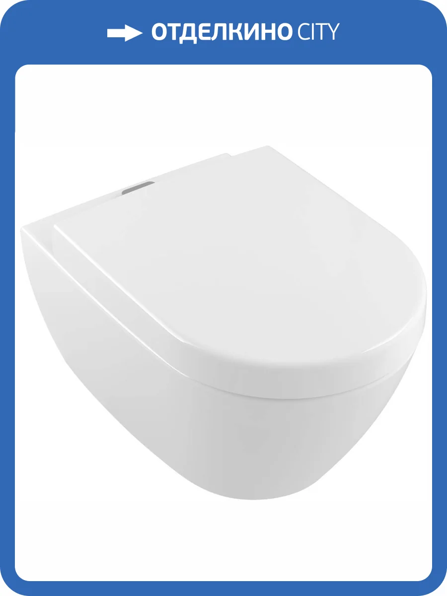 Чаша для унитаза подвесного Villeroy&Boch Subway 2.0 5614A1R1 фото 5