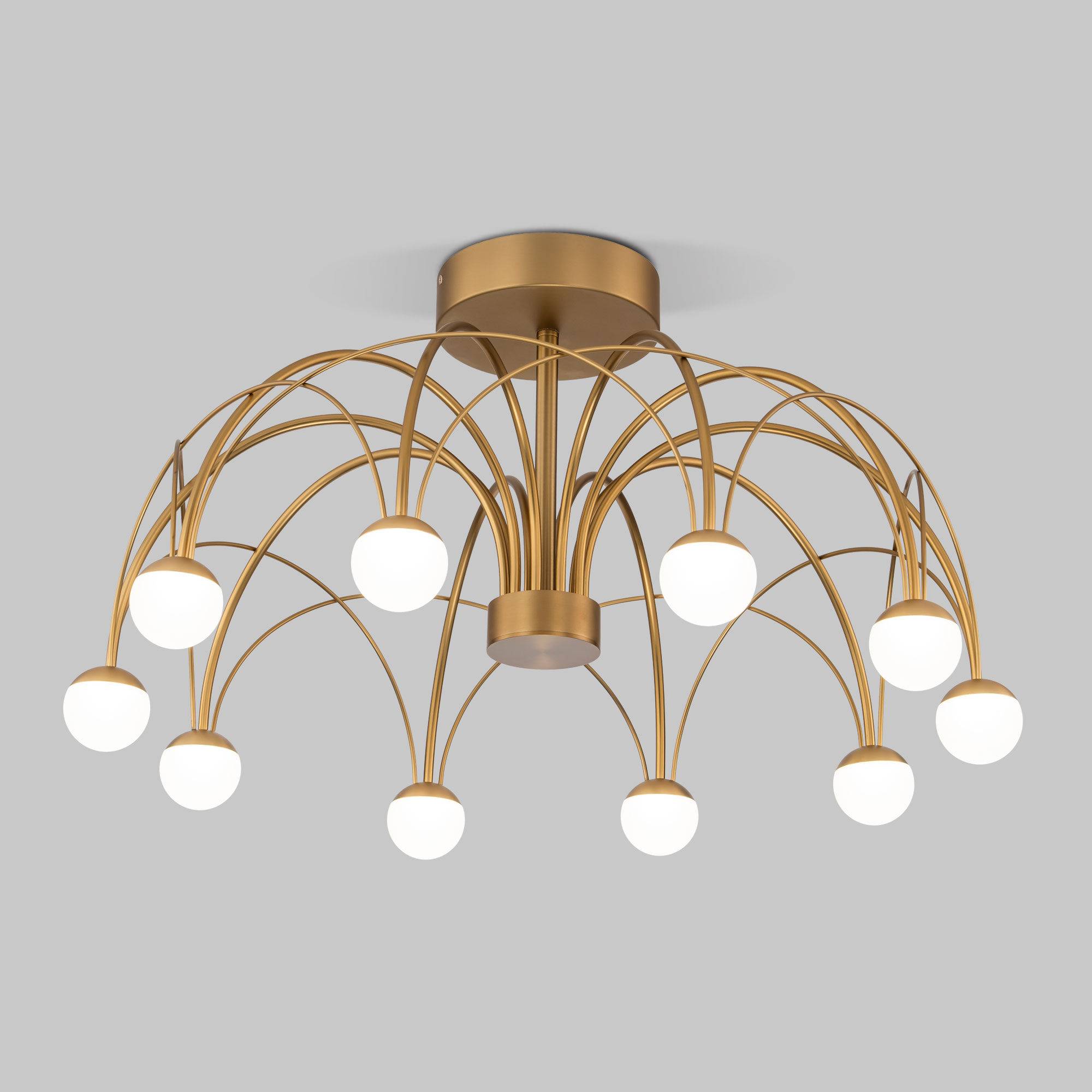 Потолочный светодиодный светильник Eurosvet Ragno 90031/10 LED золото