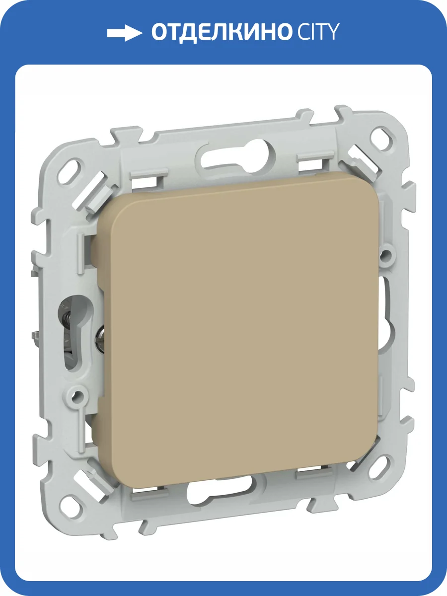 Заглушка с суппортом IEK Flite FI-PL10-K59 хаки фото 3