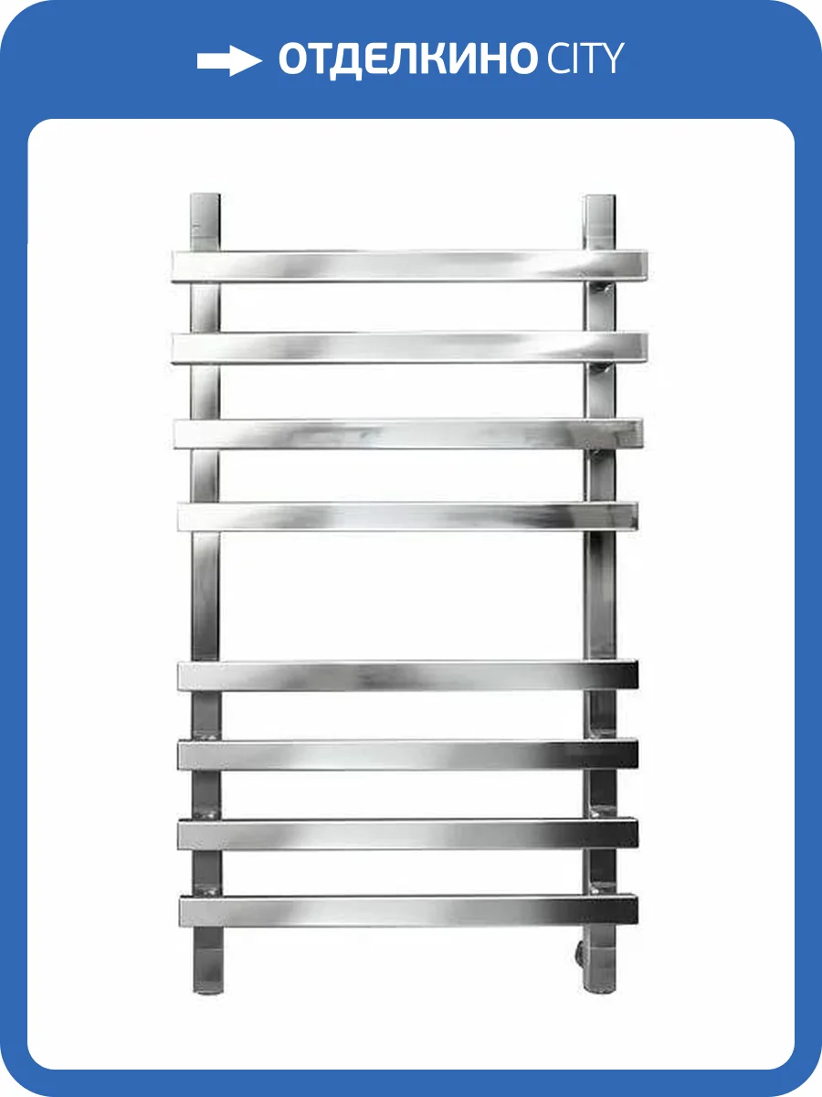 Полотенцесушитель водяной Indigo Askel LASWPF80-50 85x55.5 Серебристый фото 6