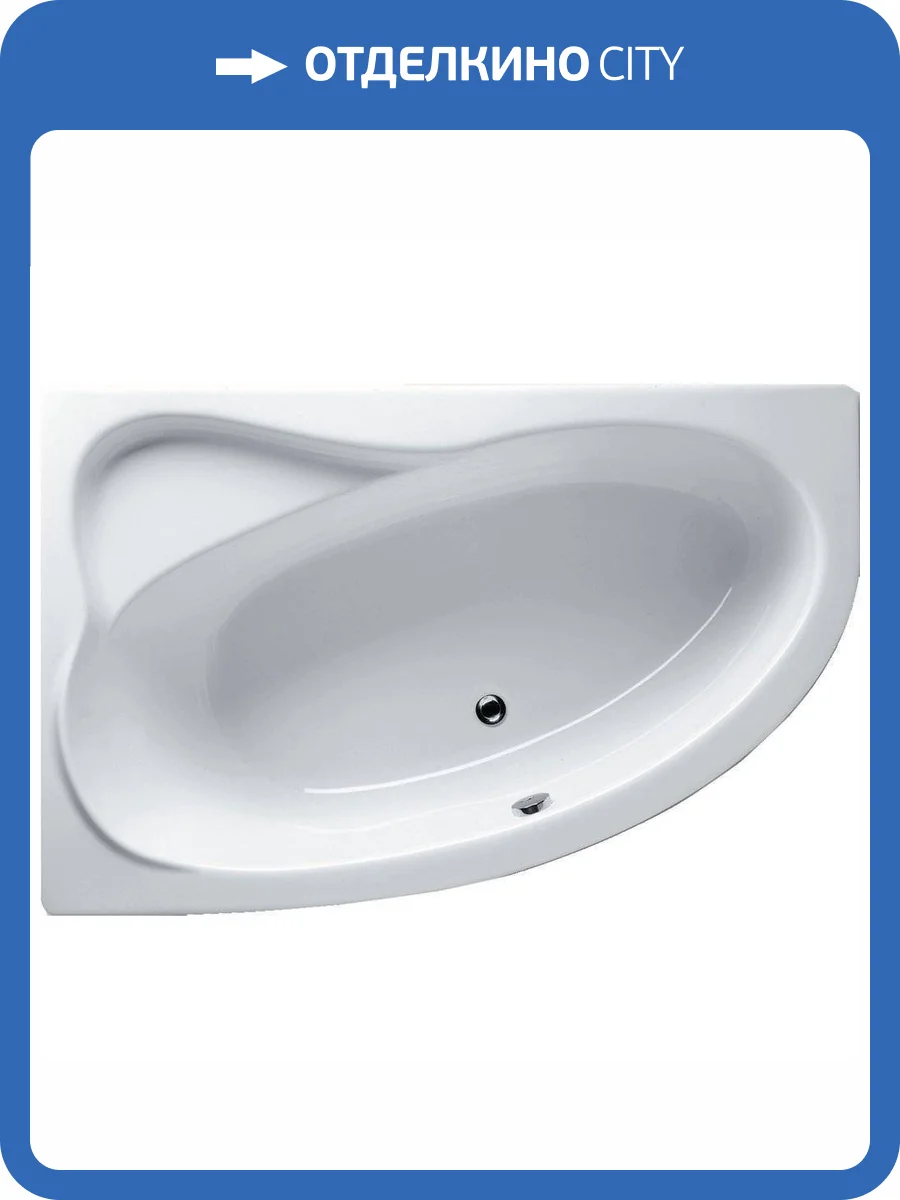 Акриловая ванна Riho Aryl 150x100 правая фото 4