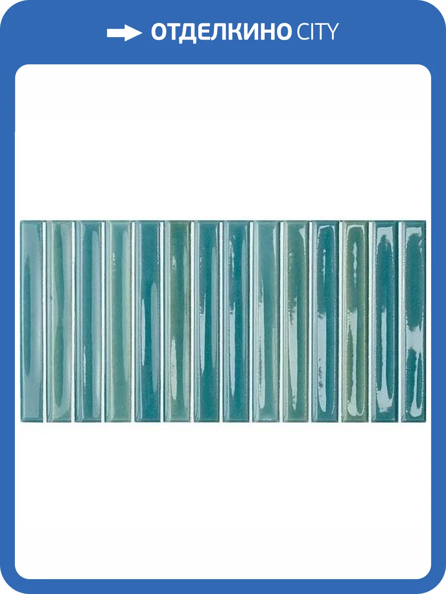 Керамогранит WOW Colour Notes 133160 Bars Azur 12.5x25 фото 5