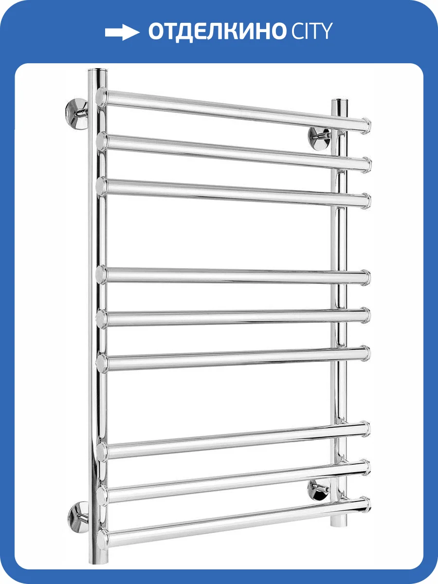 Полотенцесушитель электрический Secado Турин 1 Плюс 80х50, хром, R фото 4