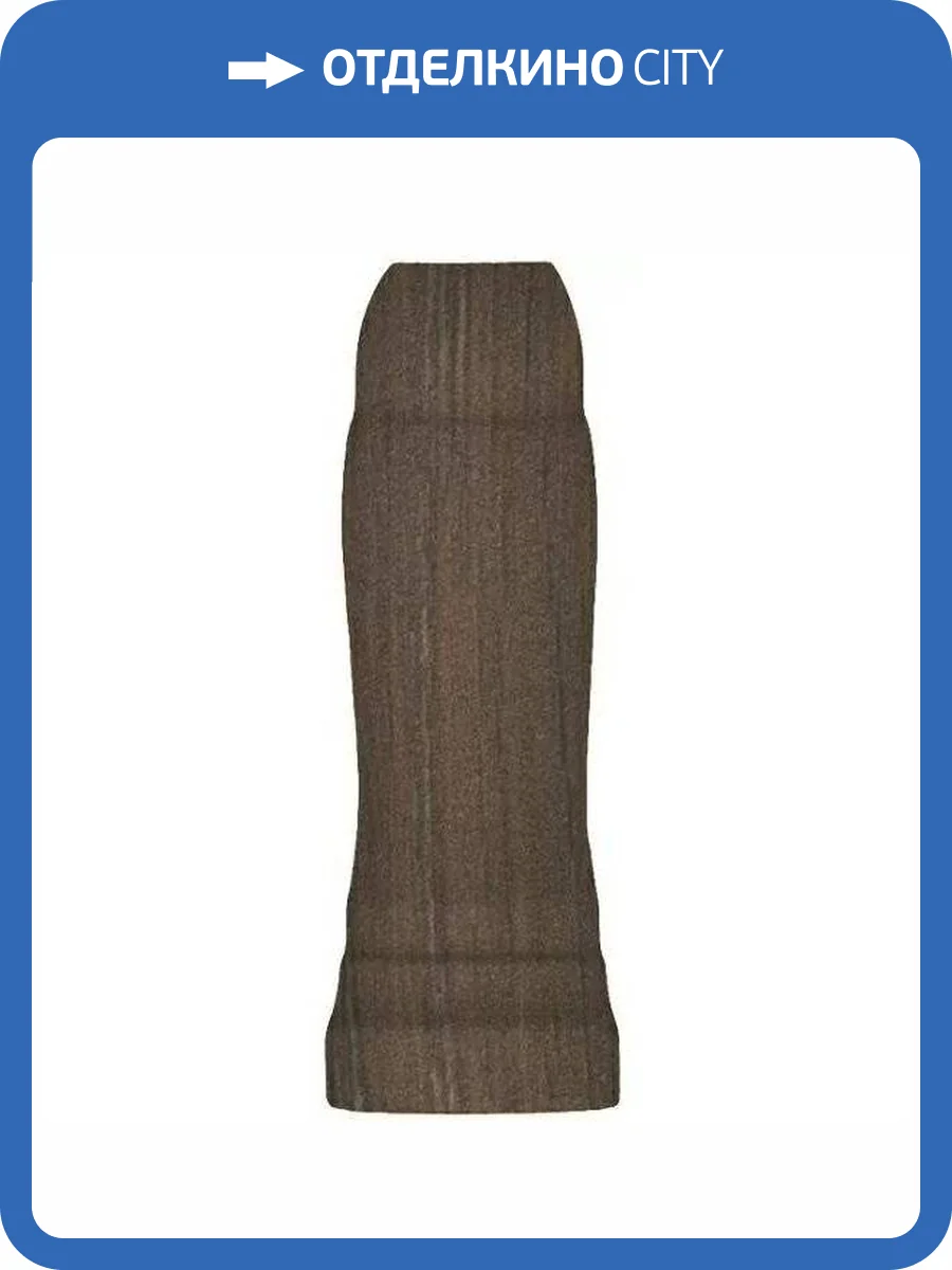 Угол Kerama Marazzi Тровазо SG7329/AGE Внешний Коричневый Темный Матовый 2.9x8 фото 5