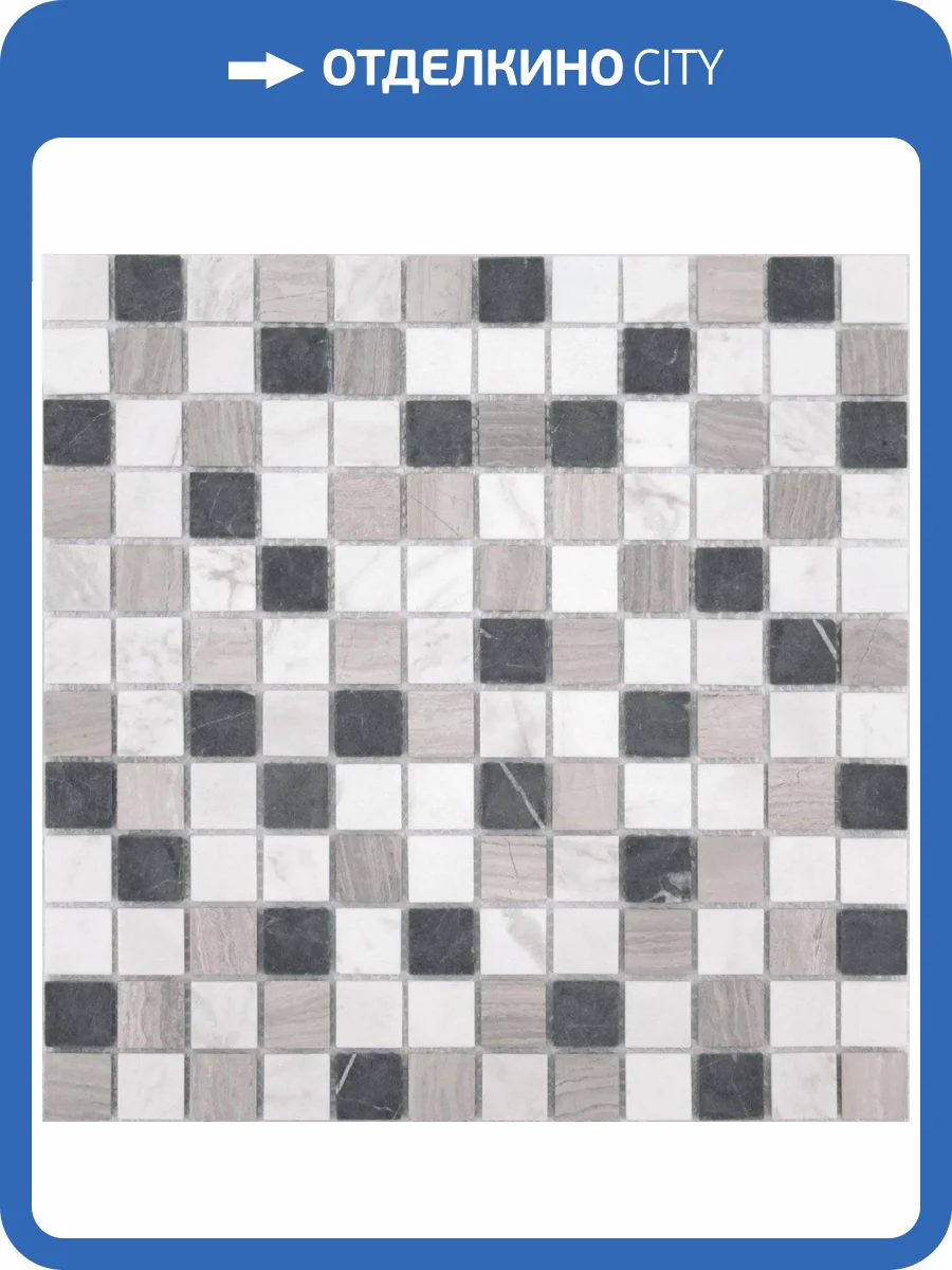 Мозаика LeeDo Pietrine 4 Pietra Mix 4 Mat (2.3x2.3) 29.8x29.8 фото 2