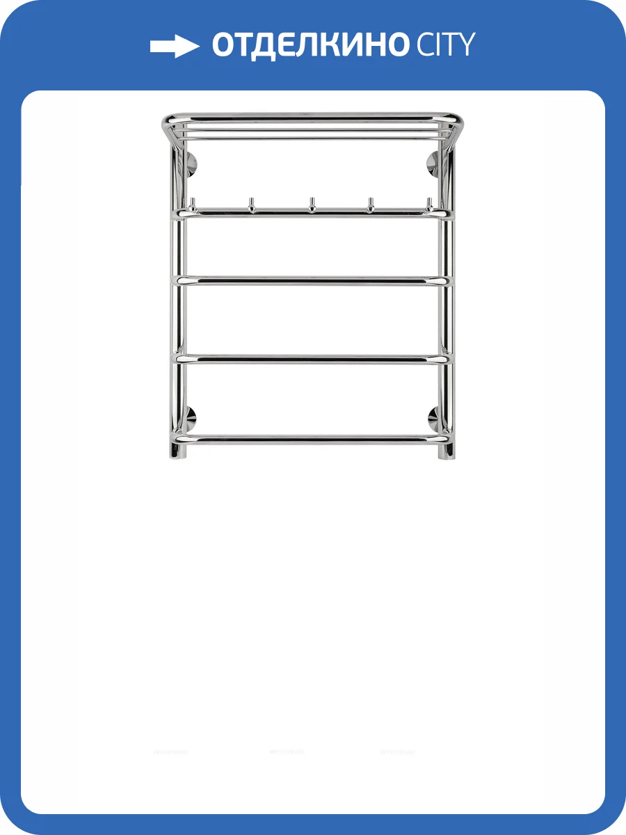 Полотенцесушитель электрический Secado Мерида 4603777452513 1 КСП 60x40, L, хром фото 5