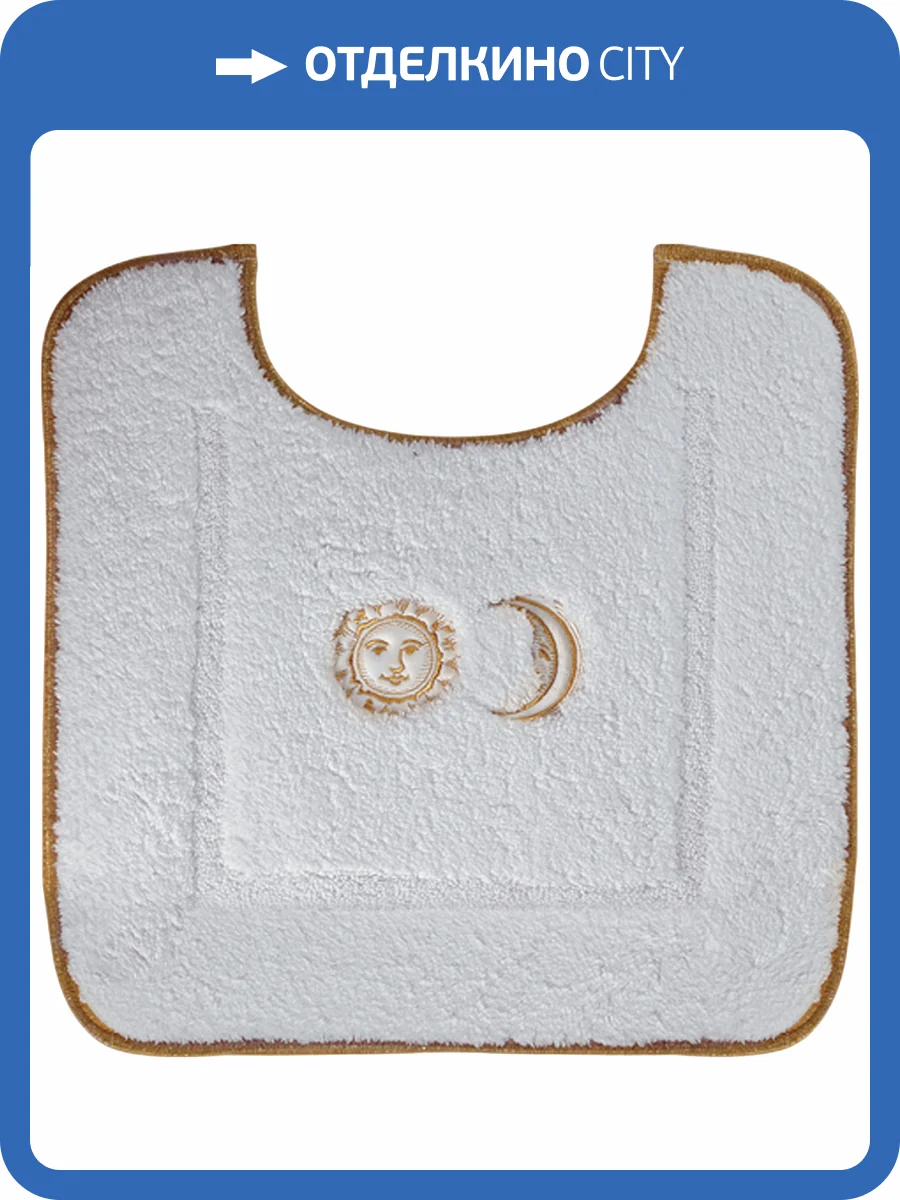 Коврик Migliore Complementi 22961 белый, декор золото фото 2