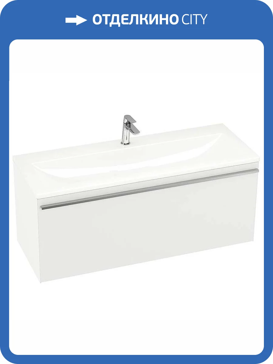 Тумба Ravak Clear 100 белая фото 3