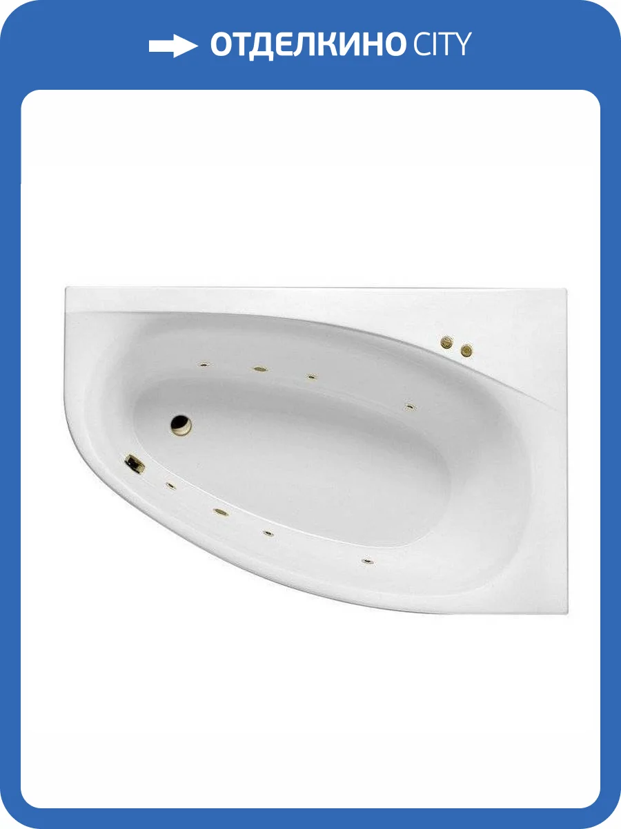 Акриловая ванна Excellent Kameleon SOFT WAEX.KMP17.SOFT.BR 170x110 правая, бронза фото 4