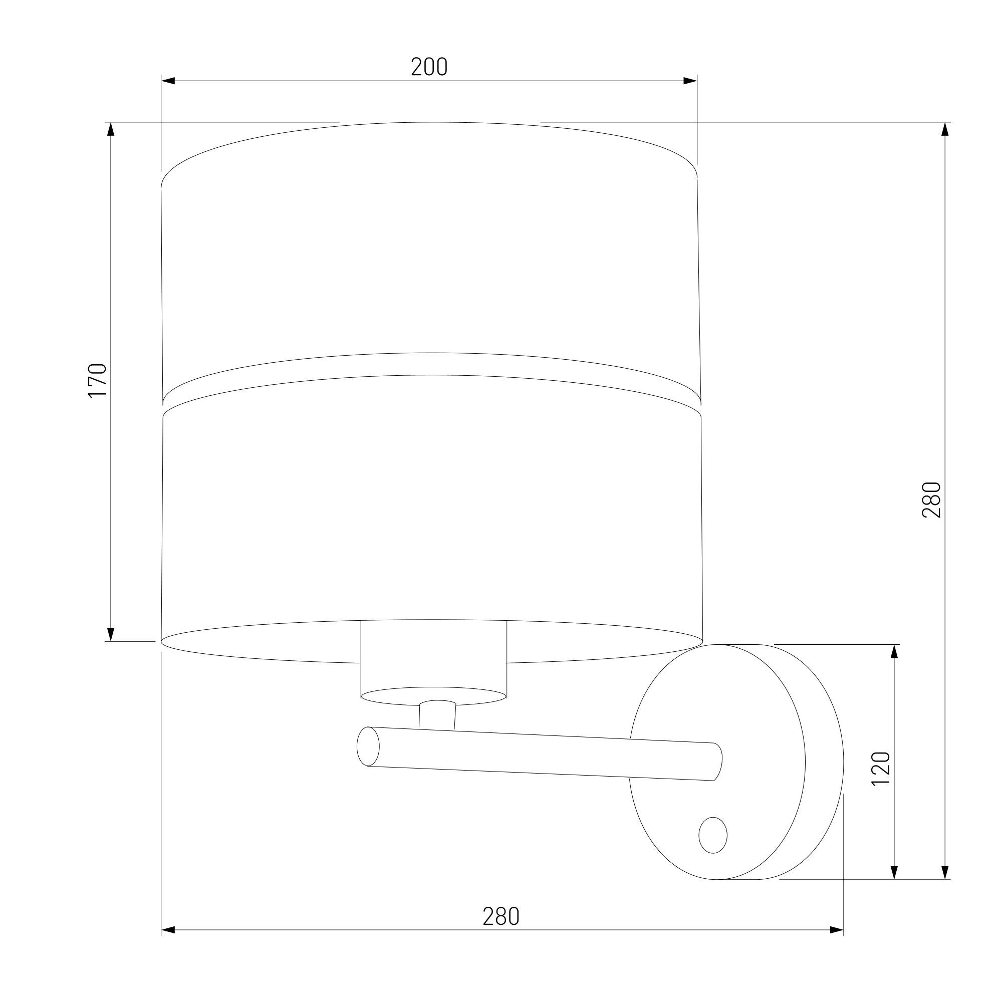 Настенный светильник TK Lighting 4770 Hilton Gold фото 2
