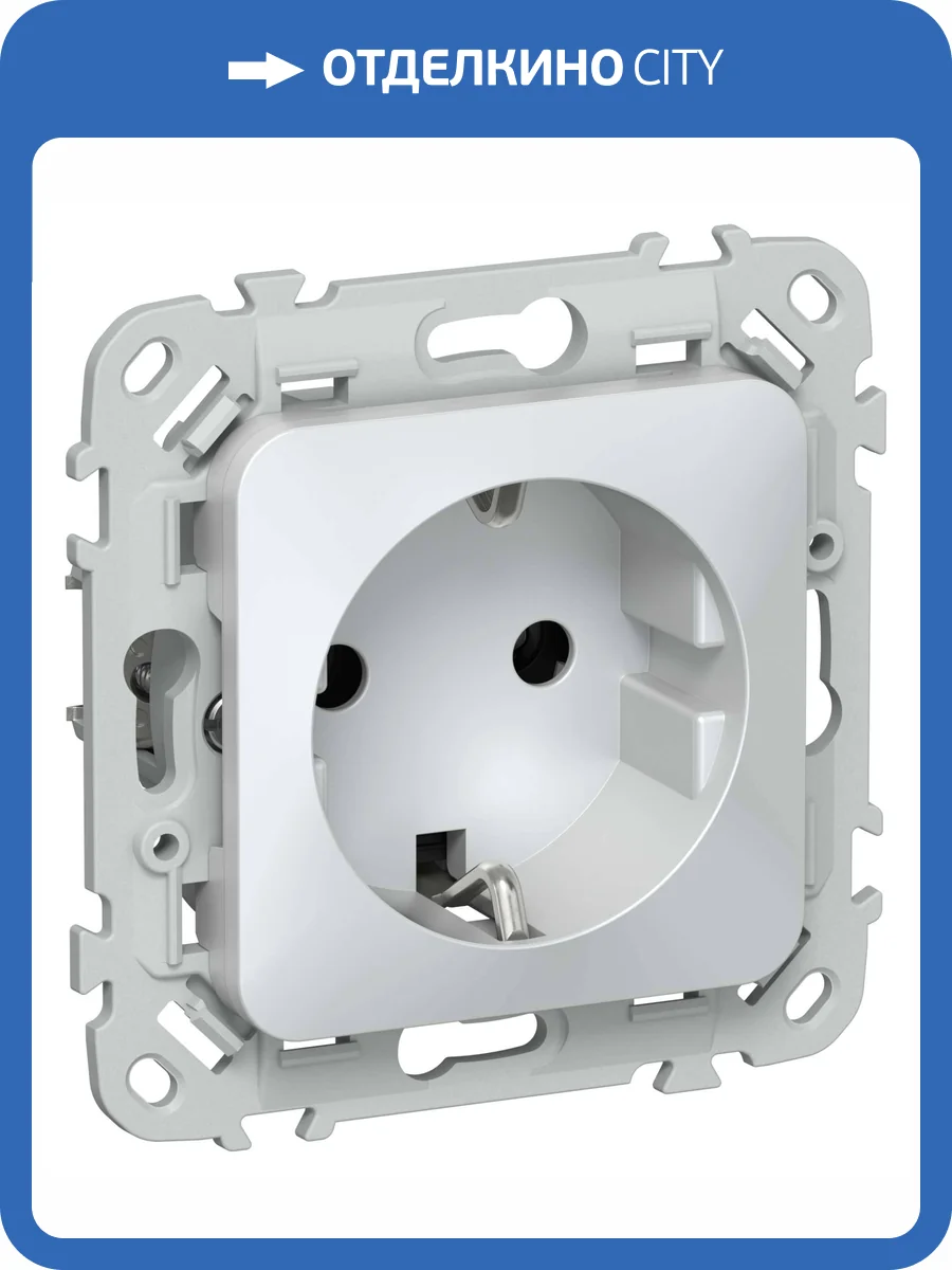 Розетка 1-местная с заземлением IEK Flite FI-R11-16-K36 жемчуг фото 2
