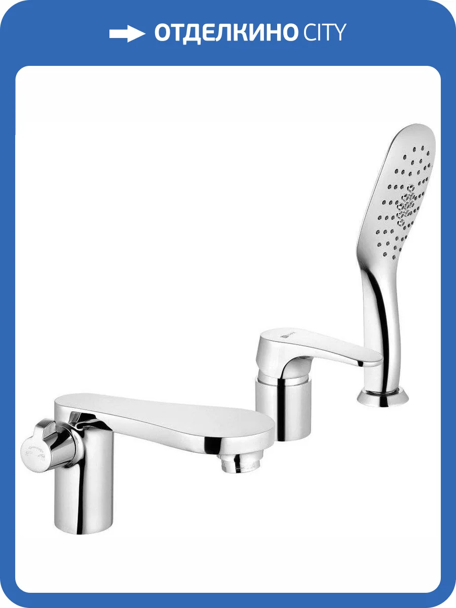 Смеситель на борт ванны Lemark Shift LM4347C фото 3