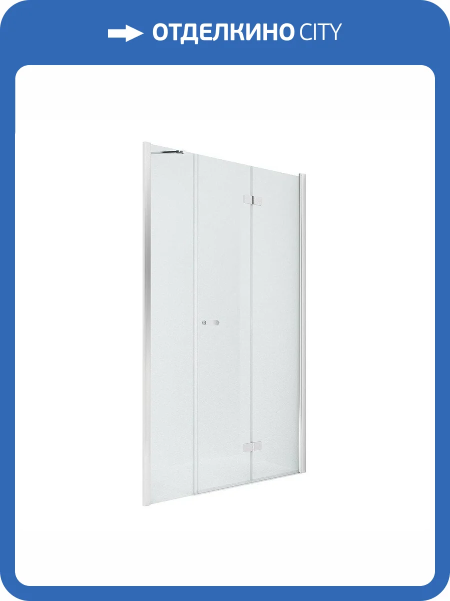 Дверь в нишу NEW TRENDY NEW SOLEO PLUS R 110x195 D-0152A/D-0094B (хром) фото 9