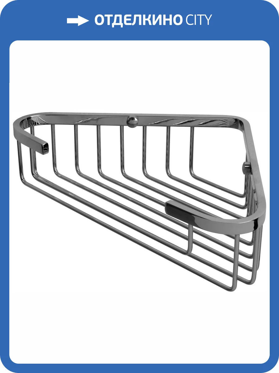 Полка Allen Brau Priority 6.31A16-00 настенная, угловая, хром фото 6