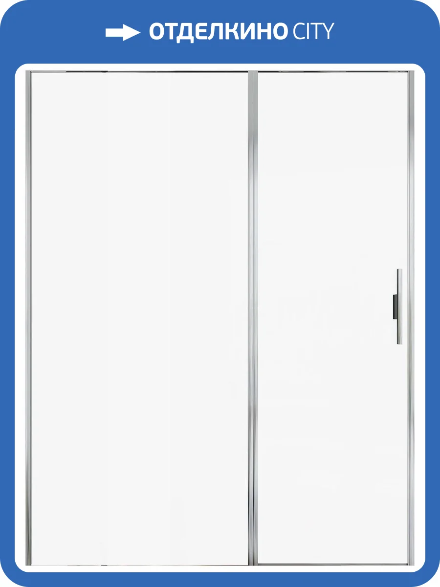 Душевая дверь в нишу Allen Brau Priority 3.31037.00 профиль хром, 1600x2000 фото 13